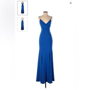 Jay Godfrey Royal Blue evening dress, size 4